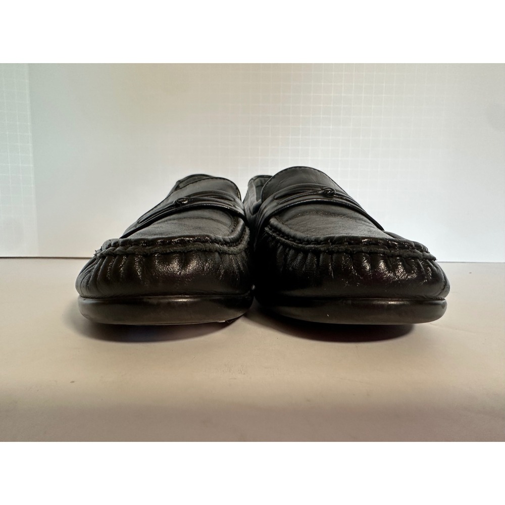 SAS Tripad Comfort Women 7 M Black Leather Wedge Loafers Slip On Shoes D7128665 - Picture 3 of 10